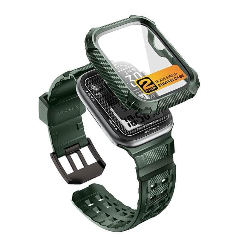 Casebuddy Dark Green I-BLASON Apple Watch 6/5/4/SE2/SE Case 44mm Armorbox