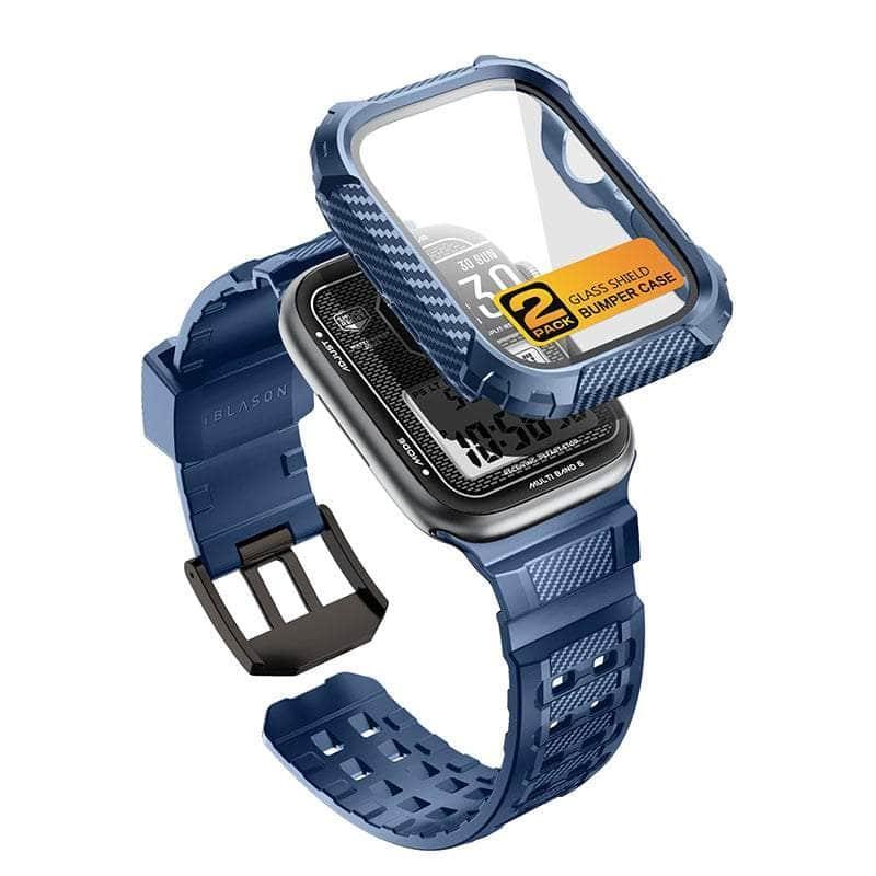 Casebuddy Dark Blue I-BLASON Apple Watch 8/7 Case 45mm Armorbox