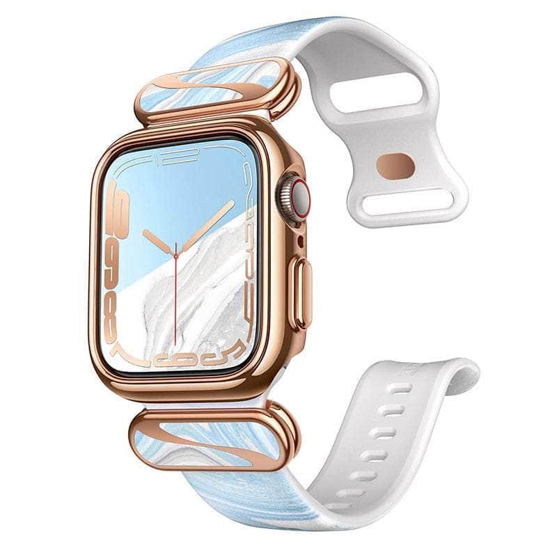 Casebuddy Blue I-BLASON Cosmo Luxe Apple Watch 7/6/SE/5/4 (45/44mm)
