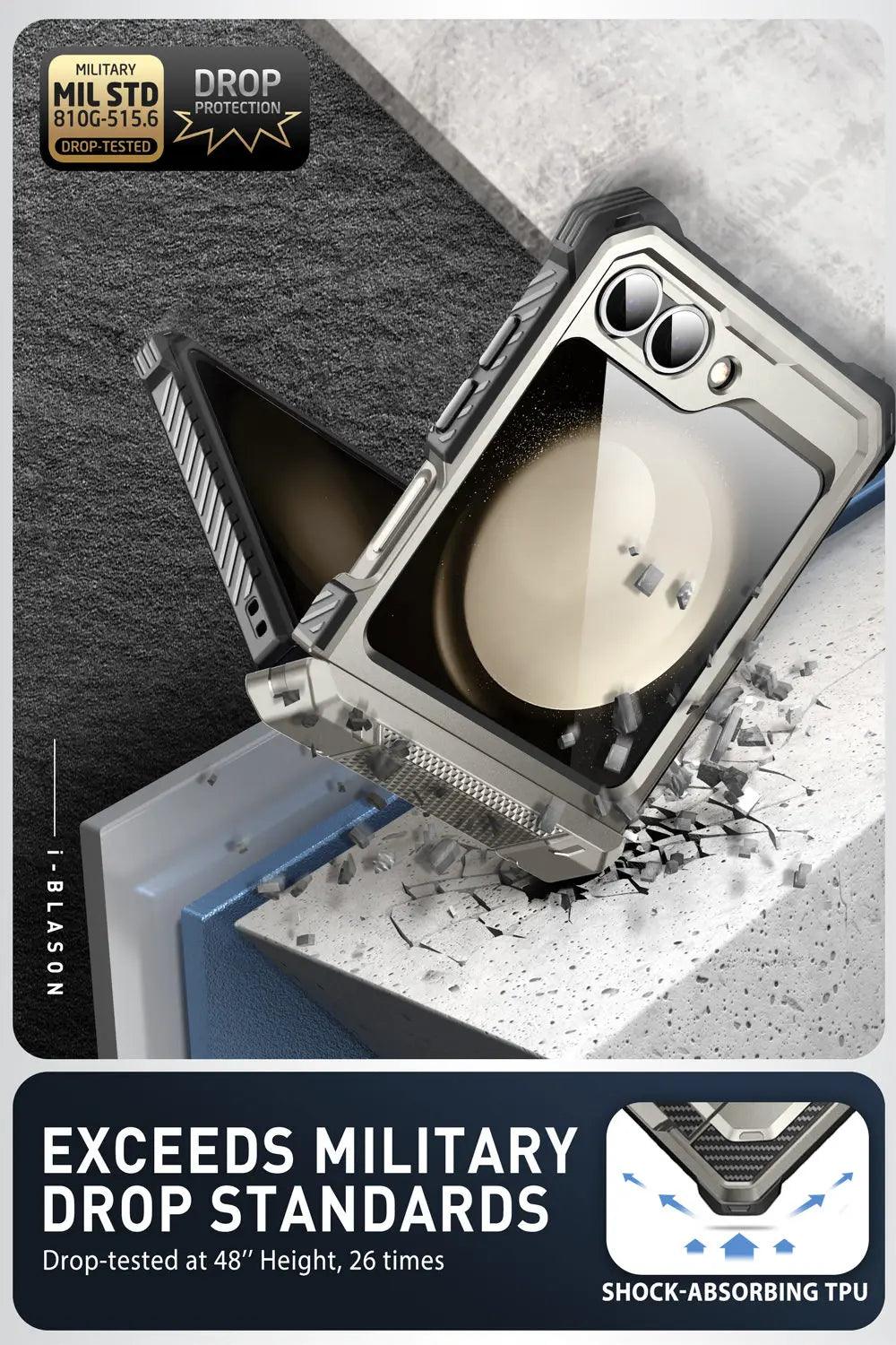 I-BLASON Galaxy Z Flip 6 Armorbox Full-Body Rugged Holster - CaseBuddy Australia