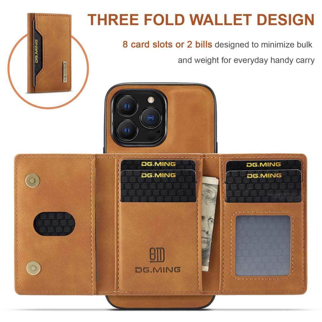 Casebuddy iPhone 15 Magnetic Split Body Wallet Case