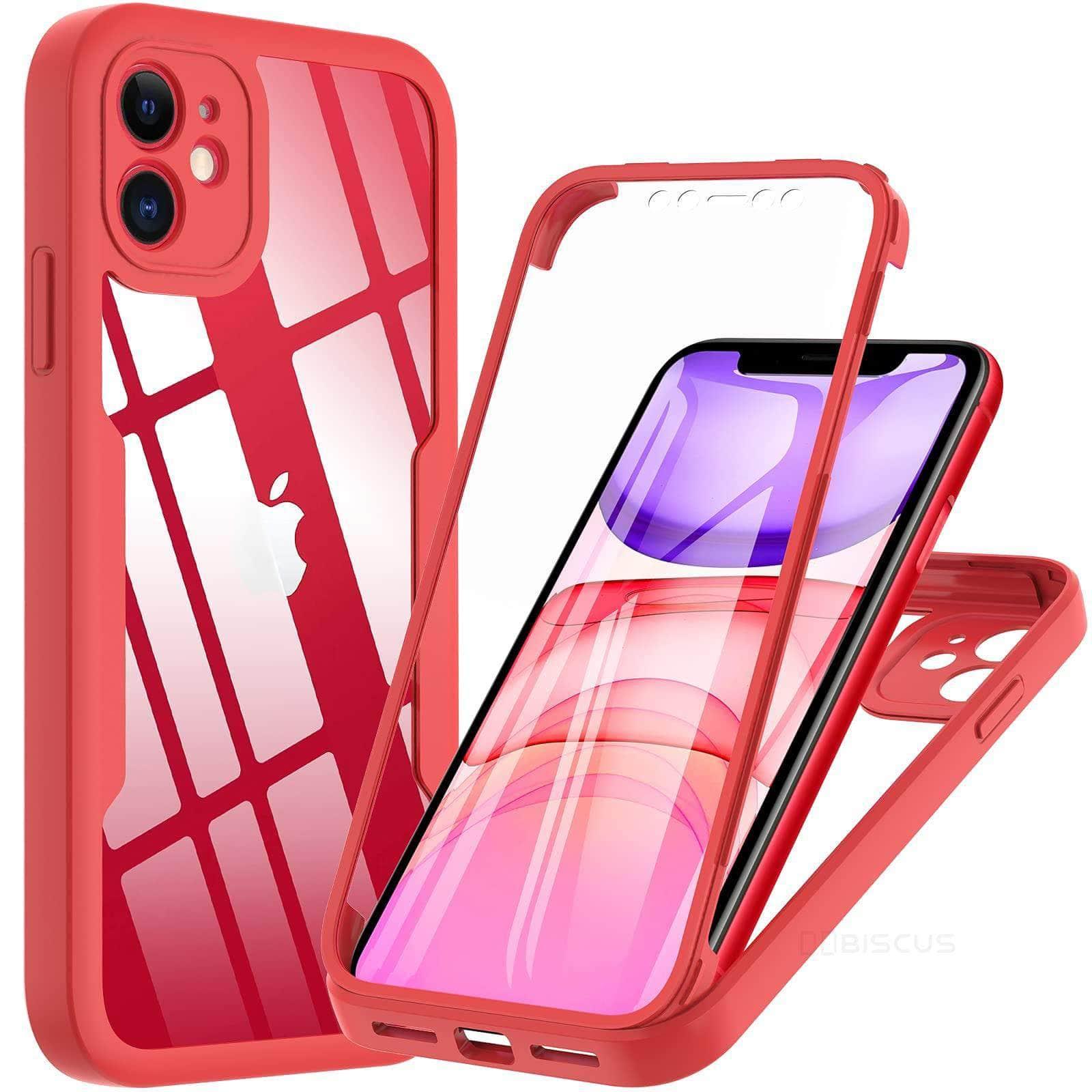 Casebuddy Red / iPhone 15 Plus iPhone 15 Plus 360 Degree Full Body Rugged Case