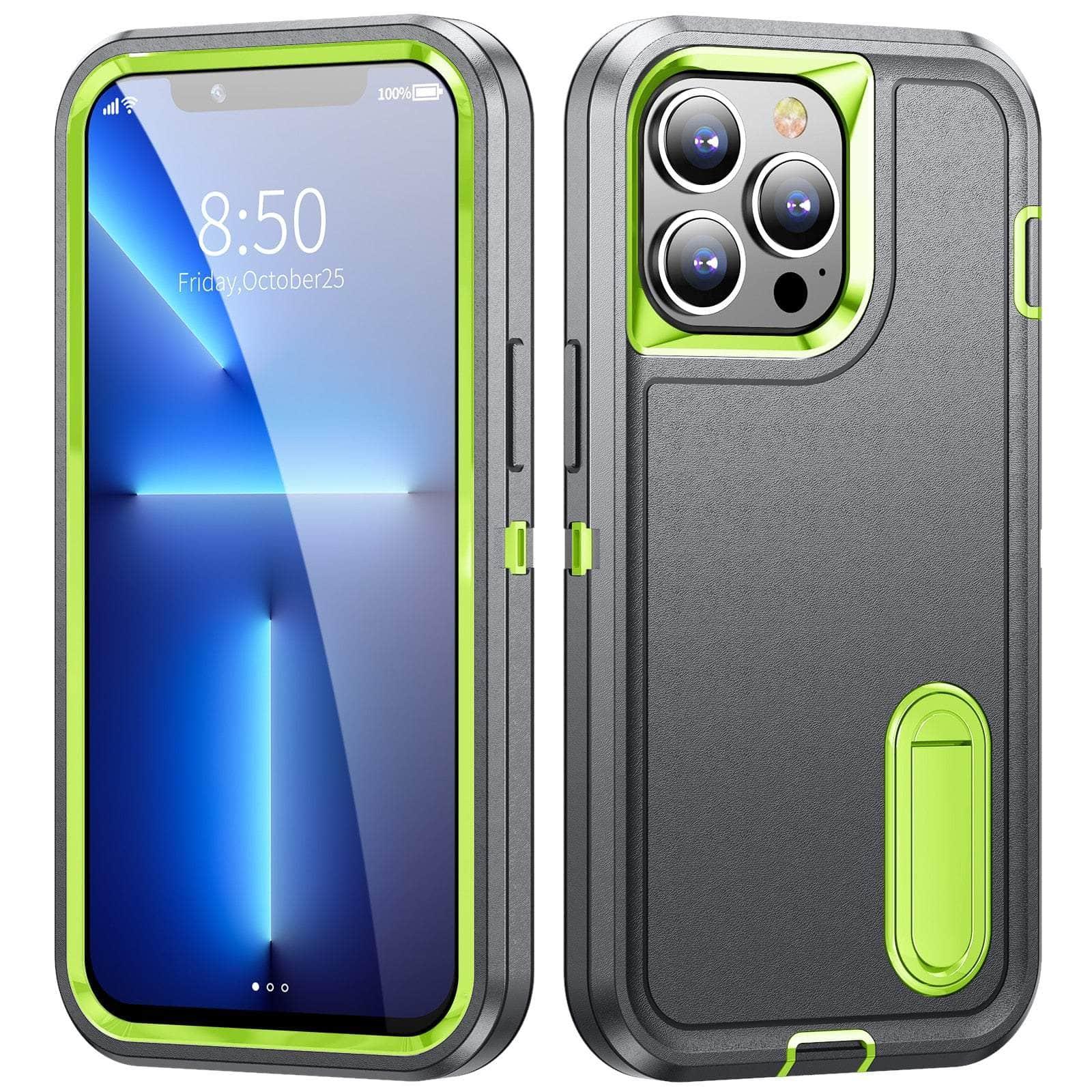 Casebuddy Gray-Green / For iPhone 15 Plus iPhone 15 Plus Heavy Armor Shockproof Defend Case