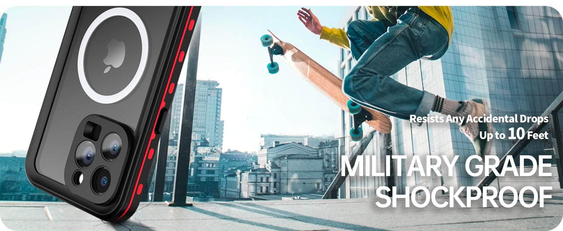 Casebuddy iPhone 15 Plus IP68 Waterproof Protector Full Body