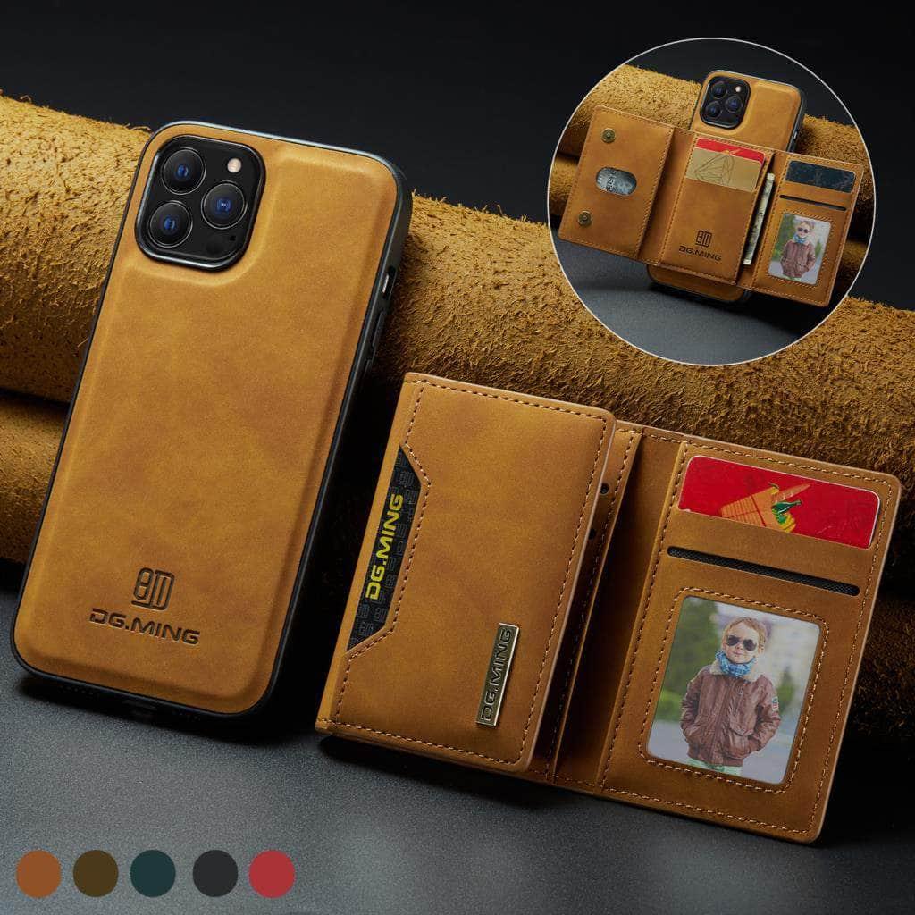 Casebuddy iPhone 15 Plus Magnetic Split Body Wallet Case