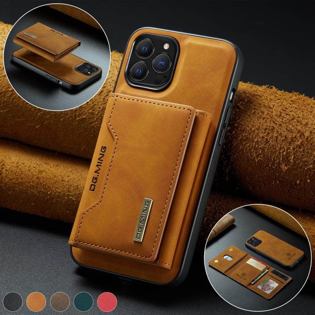 Casebuddy iPhone 15 Plus Magnetic Split Body Wallet Case