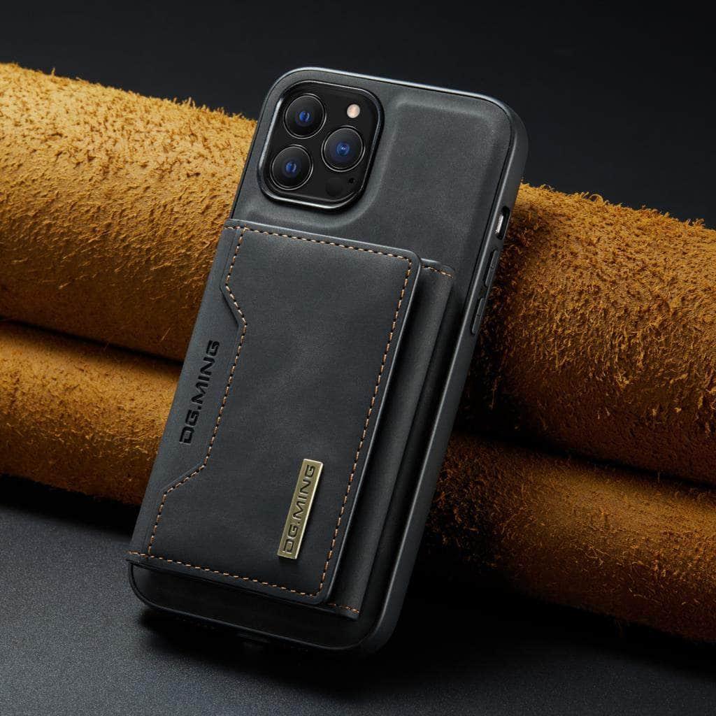 Casebuddy iPhone 15 Plus Magnetic Split Body Wallet Case