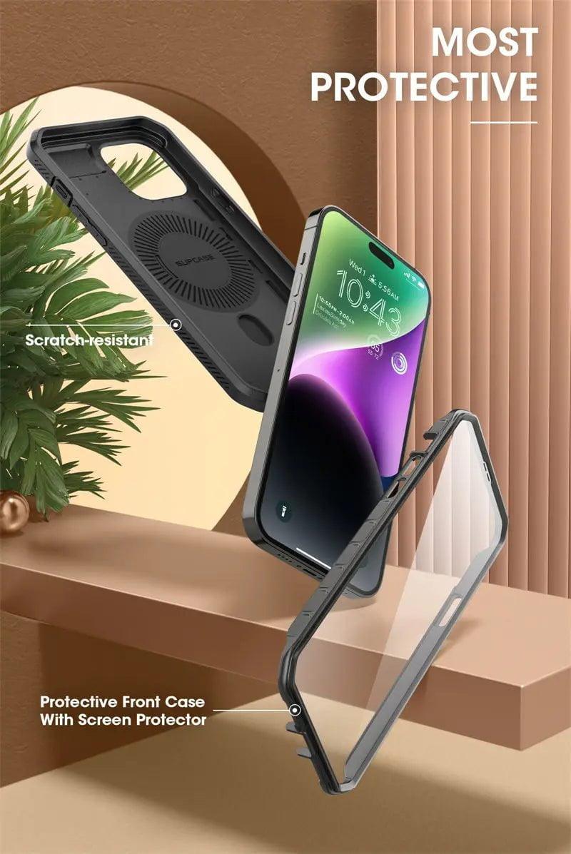 Casebuddy Black / PC + TPU iPhone 15 Plus SUPCASE UB Pro Mag Full Body Case