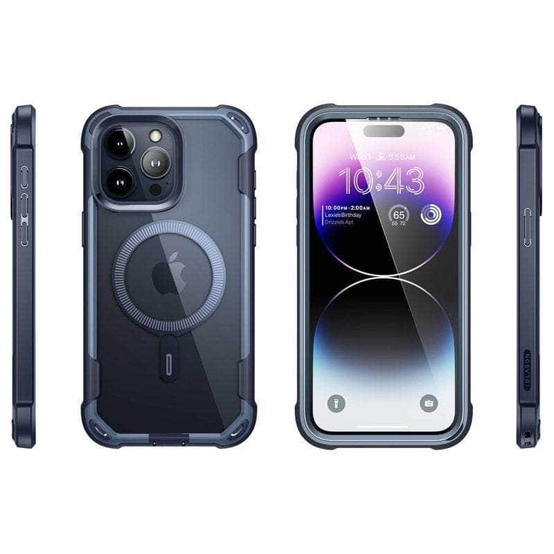 Casebuddy iPhone 15 Pro I-BLASON AresMag Shockproof MagSafe Case