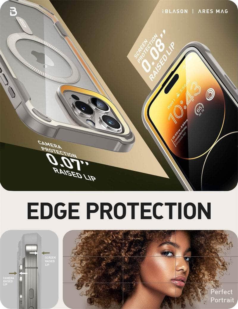 Casebuddy iPhone 15 Pro Max I-BLASON AresMag Shockproof MagSafe Case