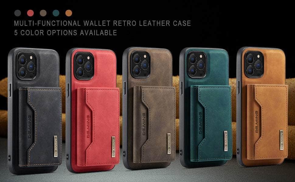 Casebuddy iPhone 15 Pro Max Magnetic Split Body Wallet Case