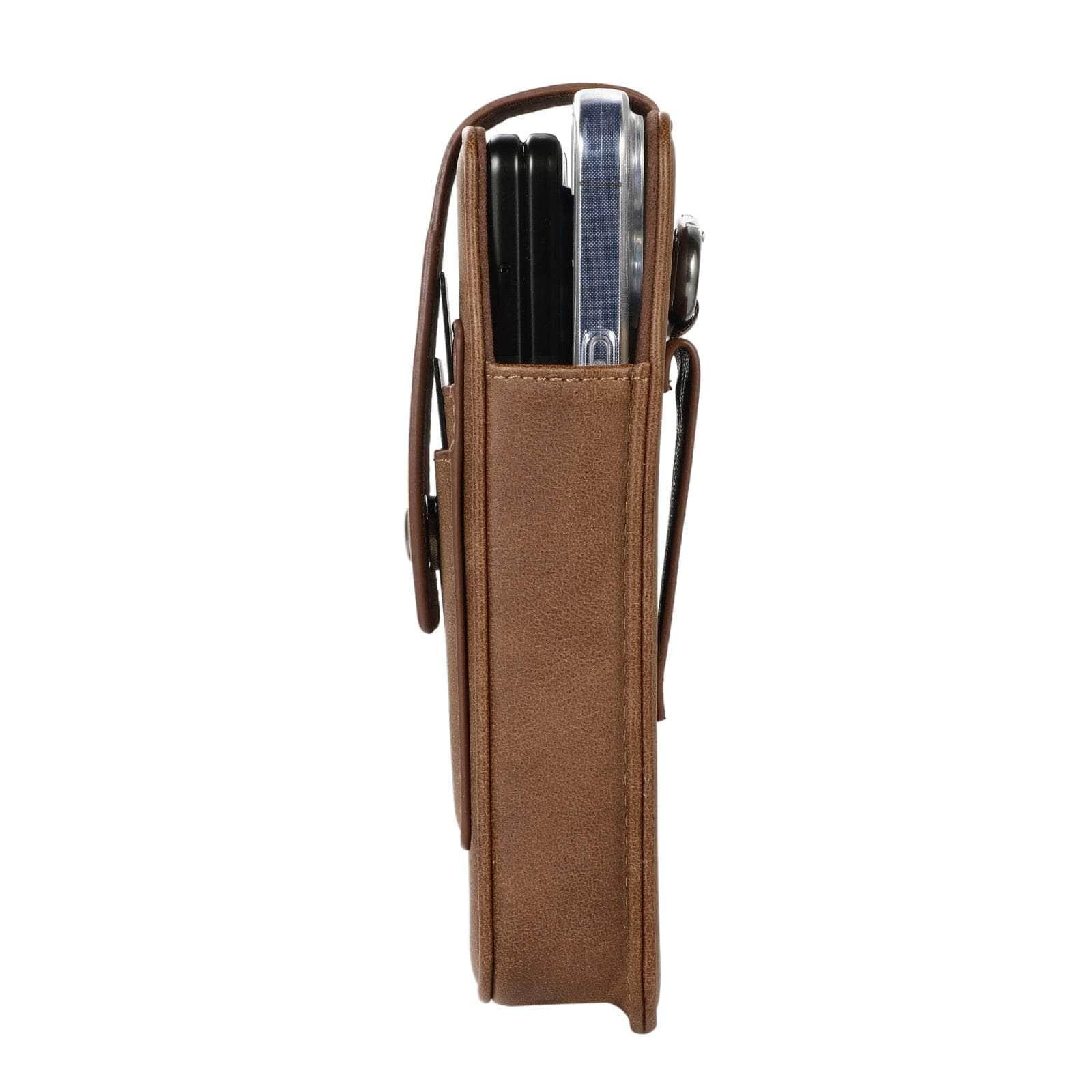 Casebuddy Leather Belt Clip Galaxy Z Fold 5 Holster Pouch
