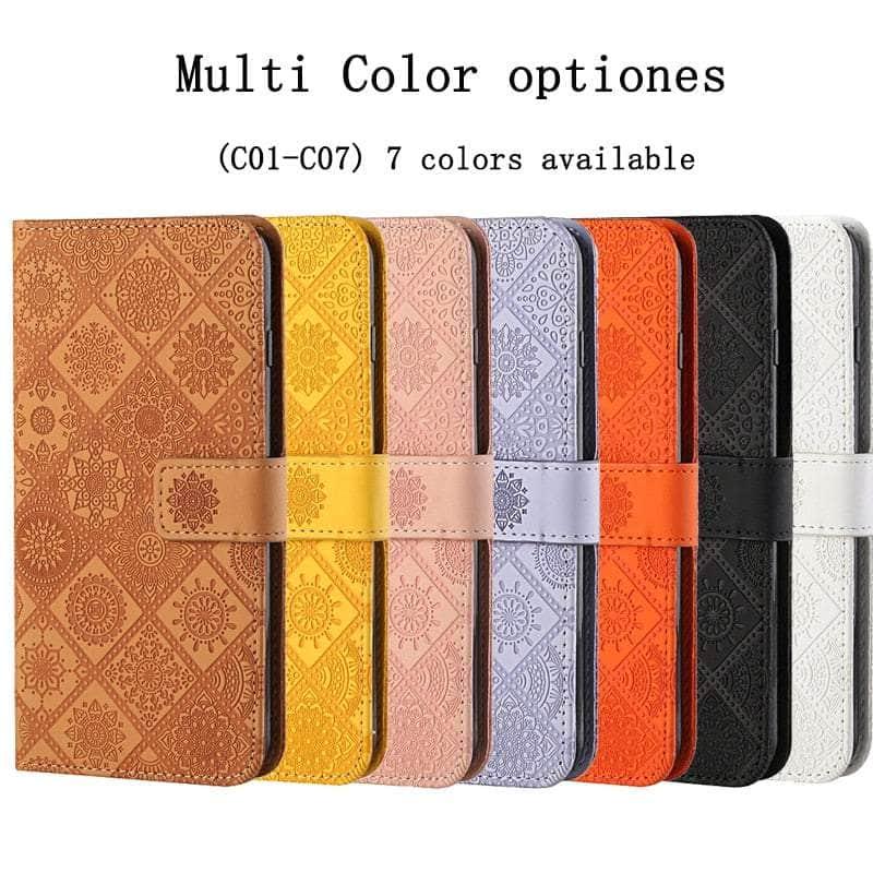 Casebuddy Leather Flip Wallet Galaxy A24 Floral Case