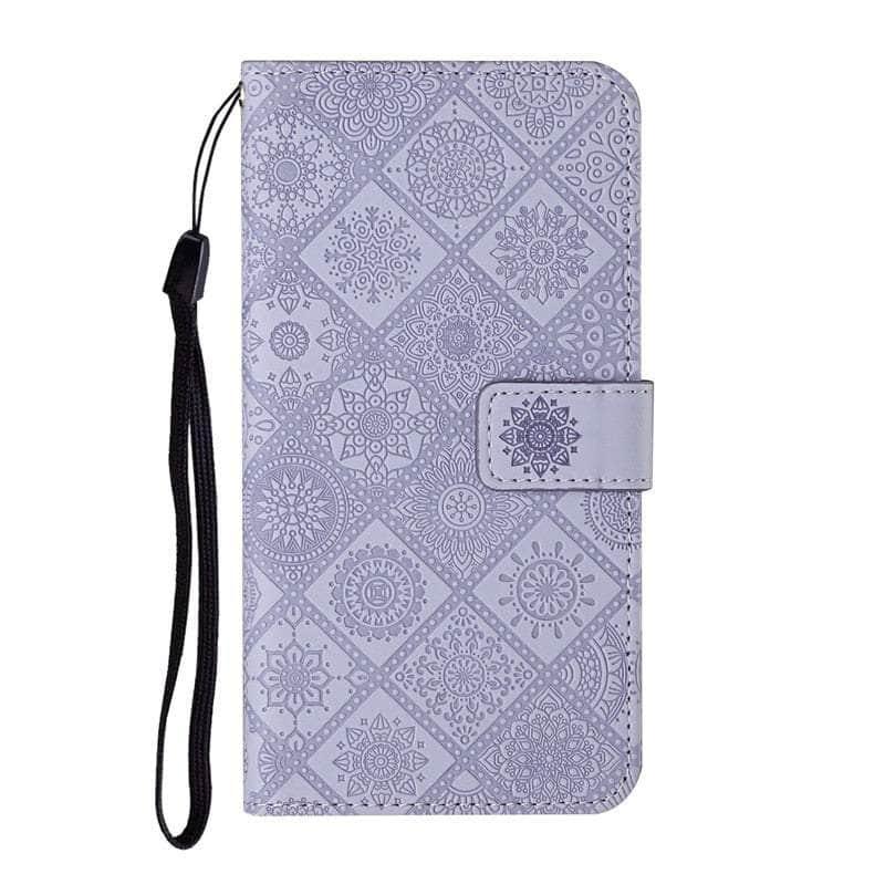 Casebuddy Leather Flip Wallet Galaxy A24 Floral Case