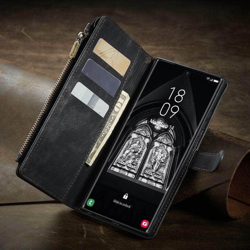 Casebuddy Leather Wallet Galaxy S23 FE Case