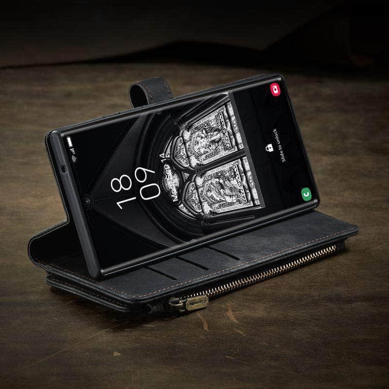 Casebuddy Leather Wallet Galaxy S23 FE Case