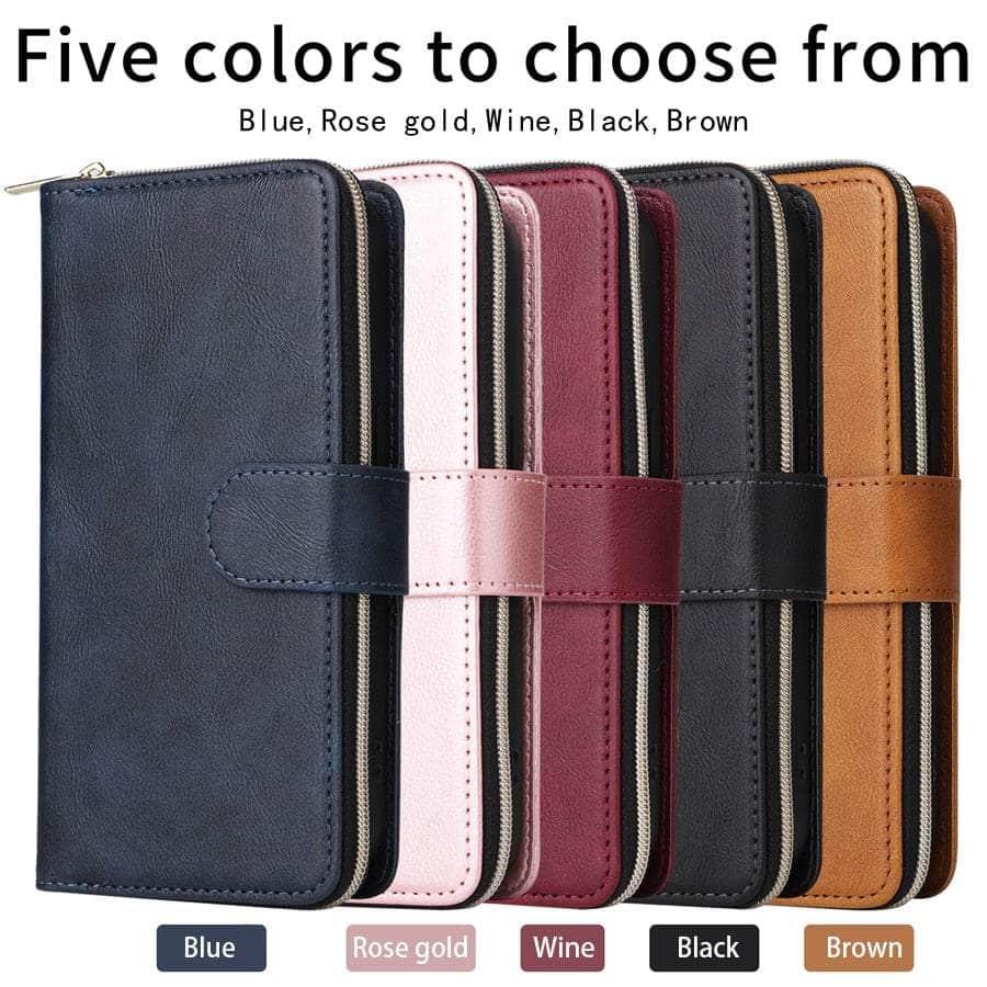 Casebuddy Luxury Galaxy A24 Wallet 9-Card Leather Case