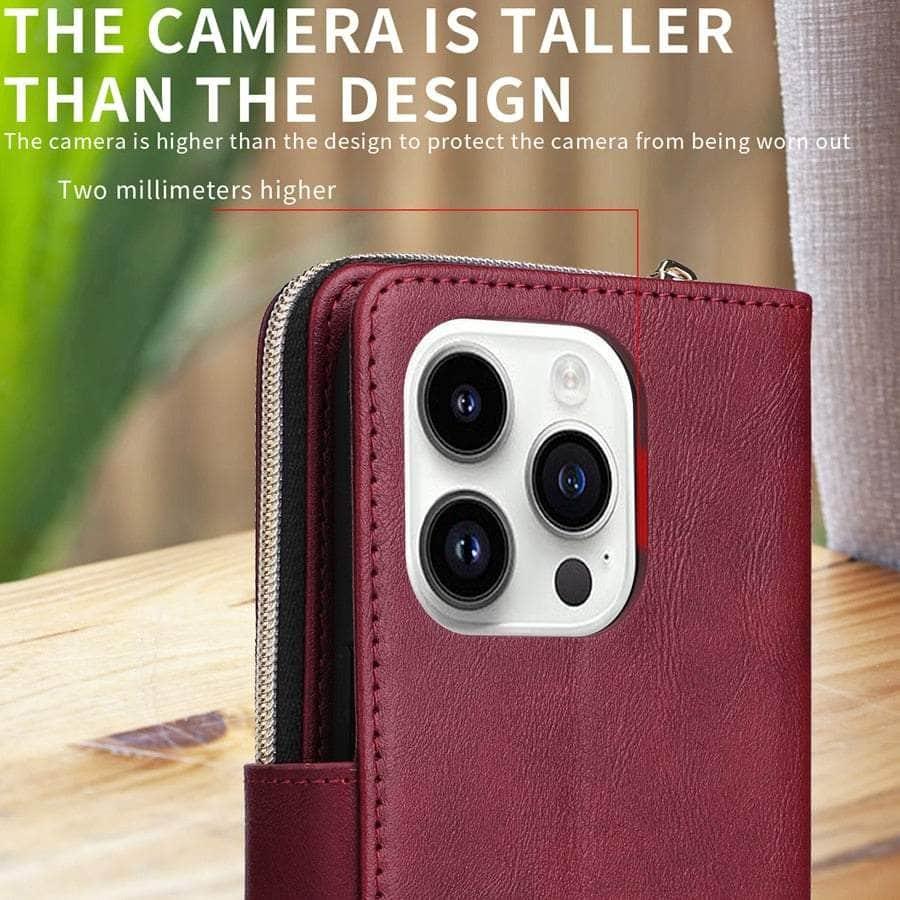 Casebuddy Luxury Galaxy A24 Wallet 9-Card Leather Case