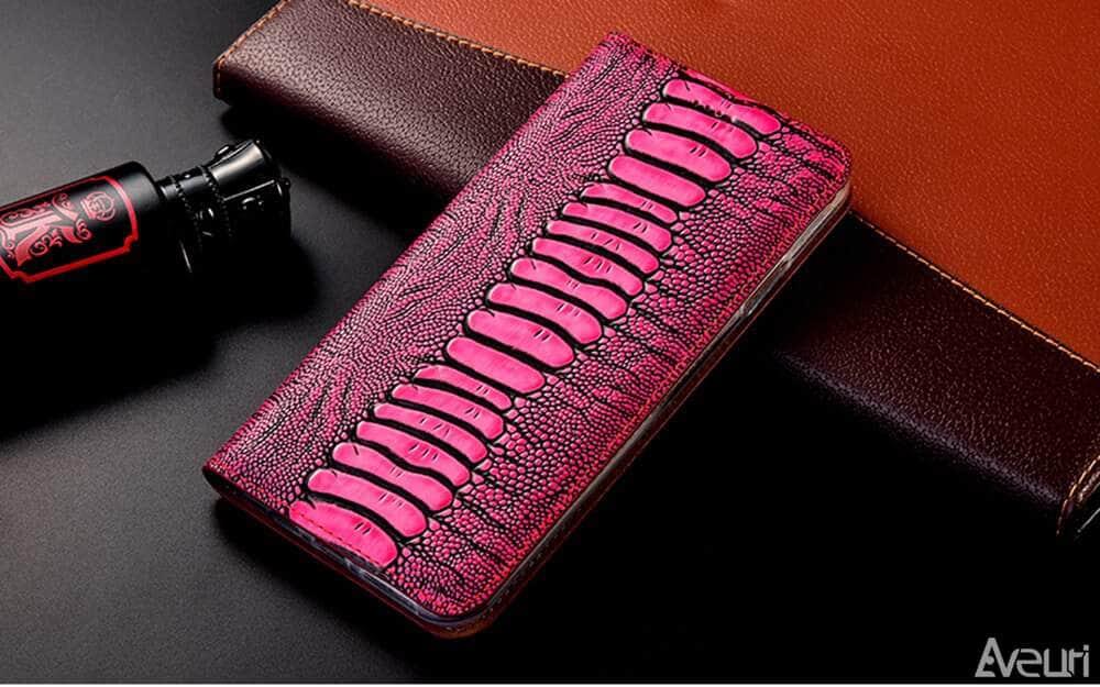 Casebuddy Luxury Galaxy A34 Genuine Leather Flip Case