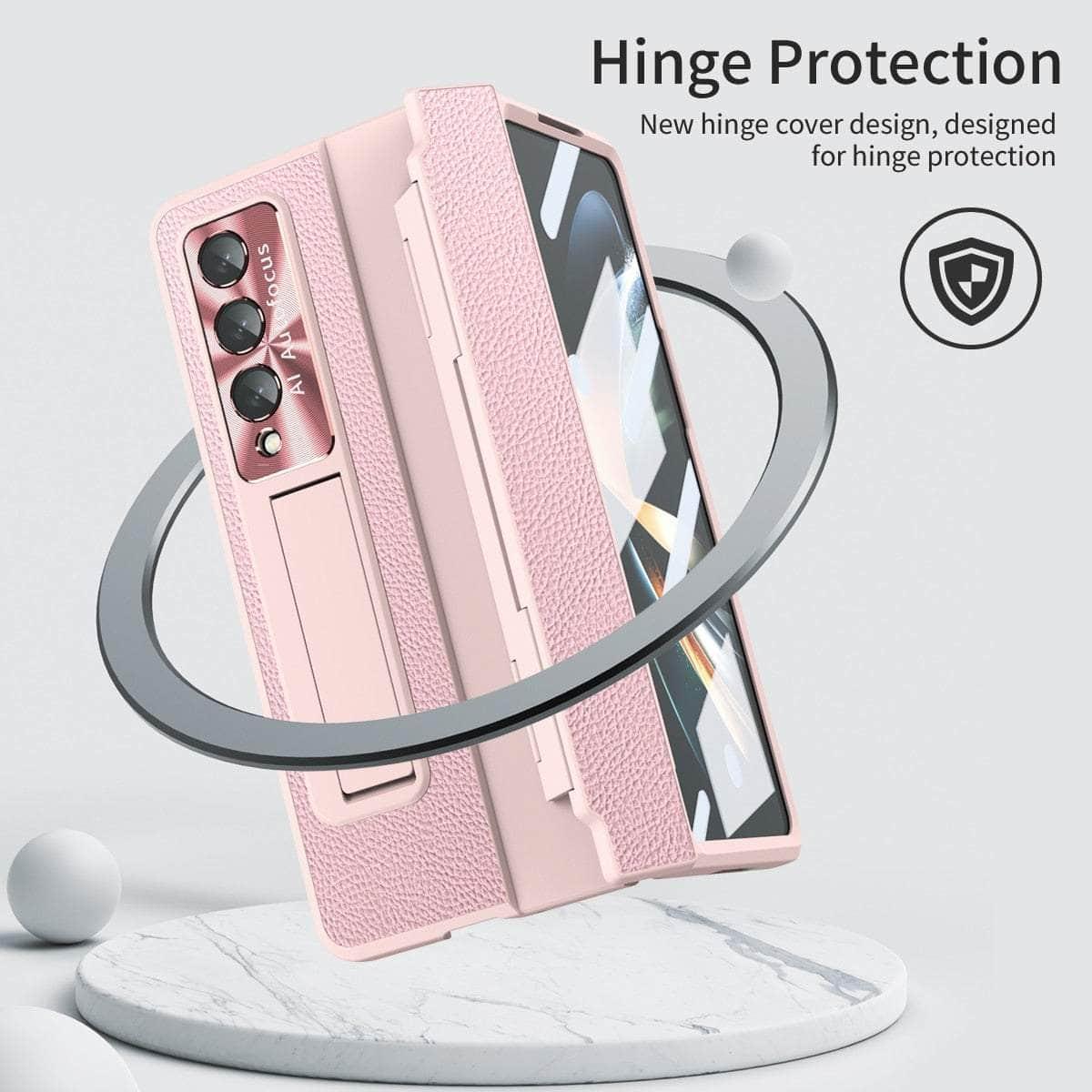 Casebuddy Plating Galaxy Z Fold 5 Glass Protection Cover