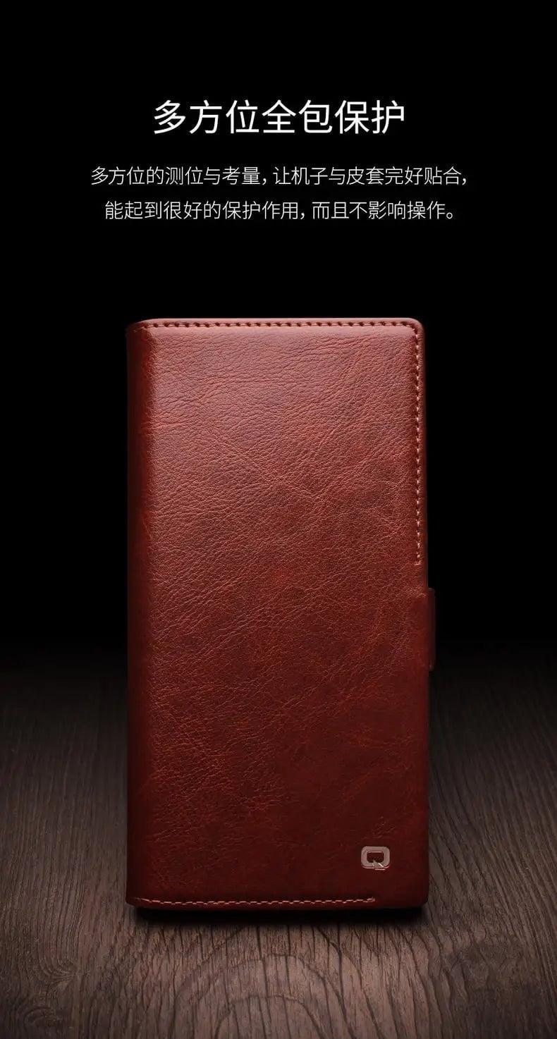 Casebuddy Qialino Galaxy S24 Plus Genuine Leather Wallet Case