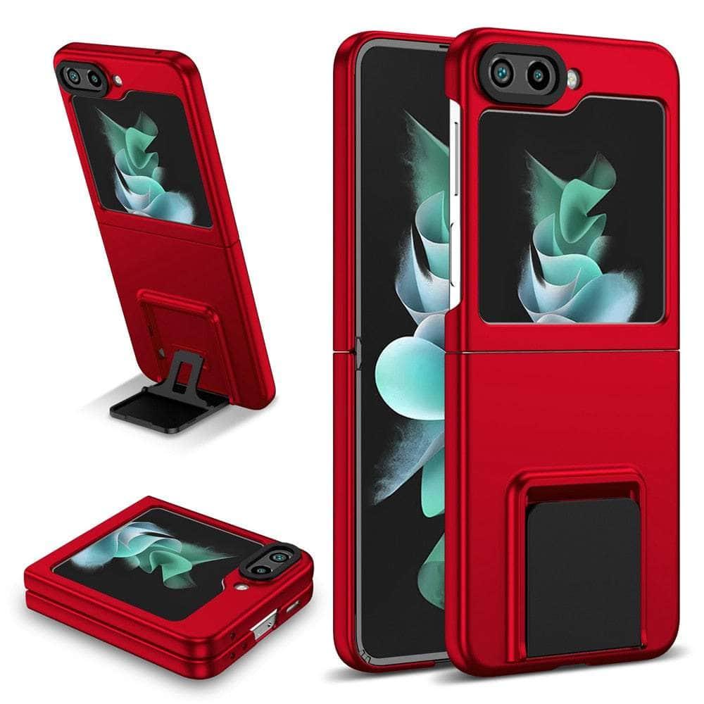 Casebuddy Red / For Galaxy Z Flip 5 Rugged Ultra-Thin Foldable Galaxy Z Flip 5 Cover
