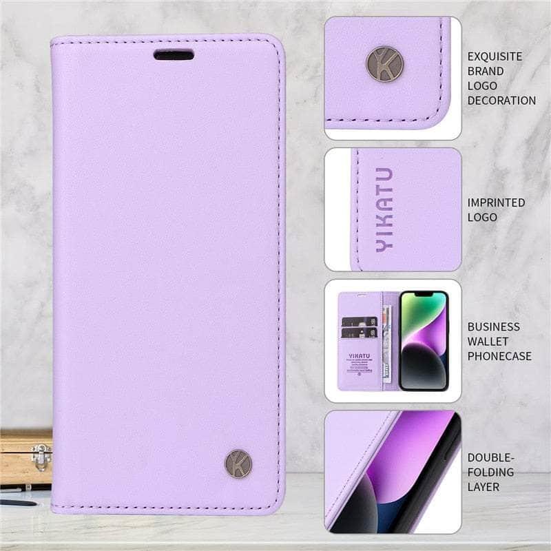 Casebuddy Samsung Galaxy A24 Flip Vegan Leather Case