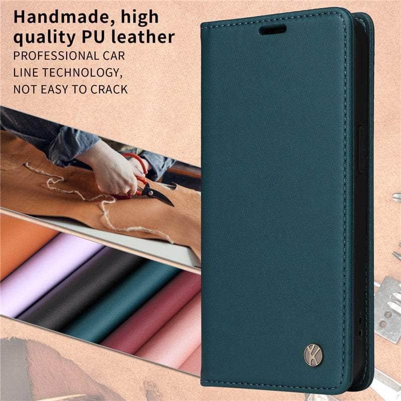 Casebuddy Samsung Galaxy A34 Flip Vegan Leather Case