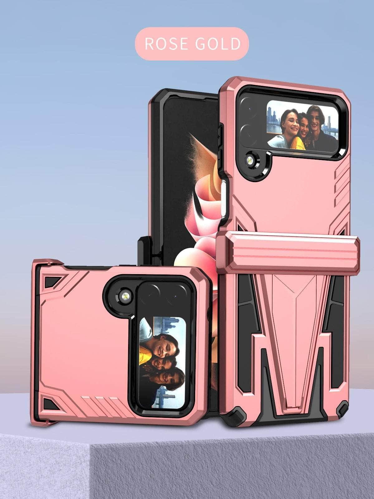 Casebuddy Pink / For Galaxy Z Flip 5 Shockproof Galaxy Z Flip 5 Hybrid