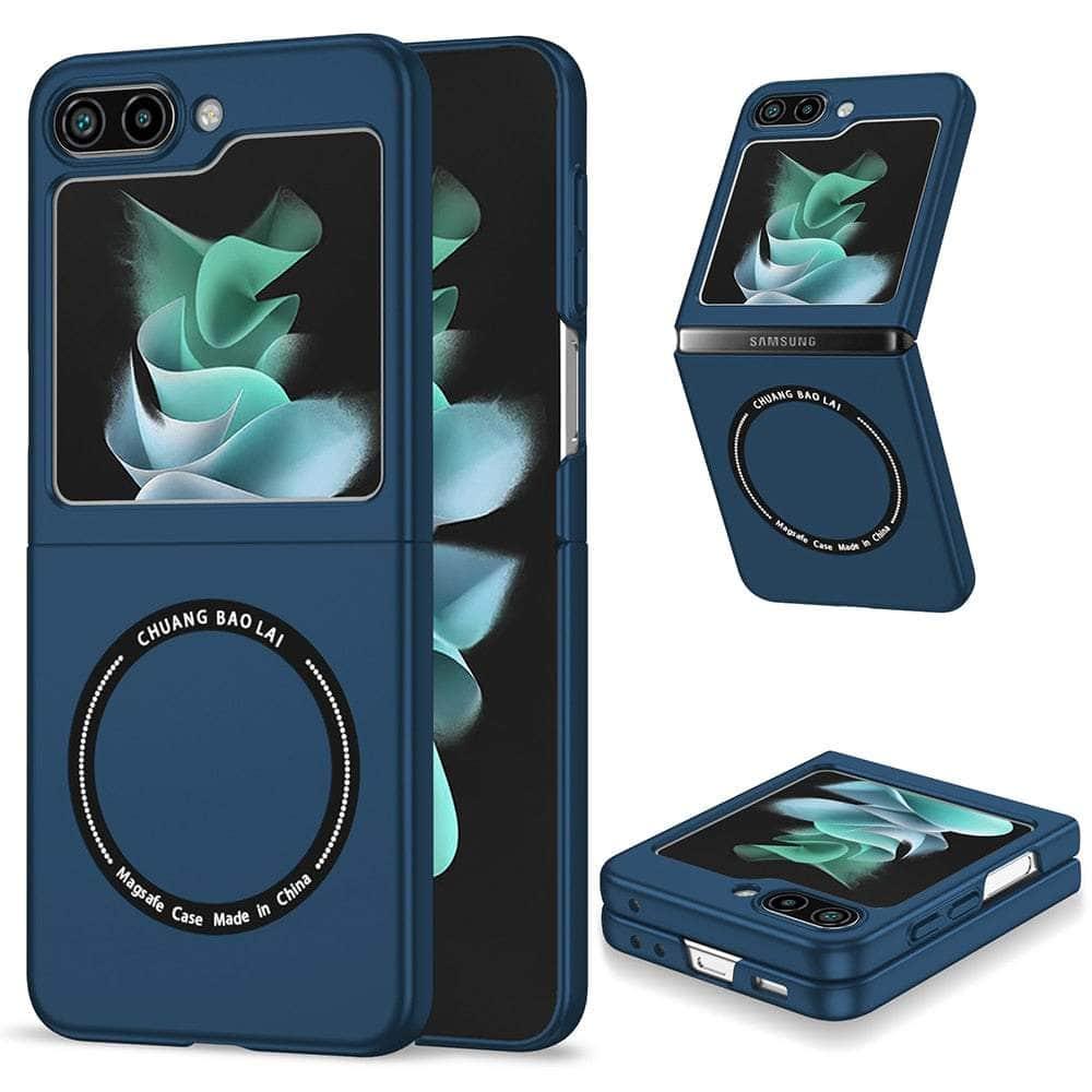 Casebuddy Blue 03 / For Samsung Z Flip5 Size: Galaxy Z Flip 5 Magsafe Charging Case