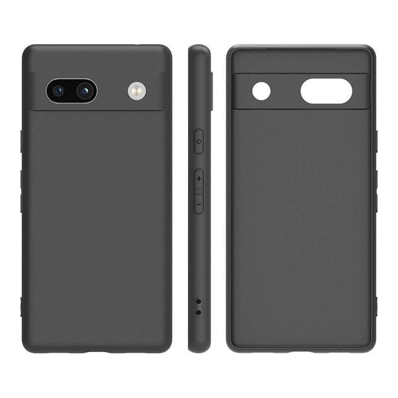 Casebuddy For Pixel 8 / Black Slim Soft Silicone Pixel 8 Cover