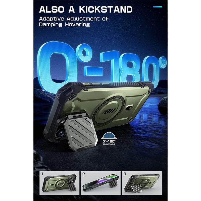 Casebuddy Black / PC + TPU SUPCASE iPhone 15 Pro Max Mag XT Full Body Case