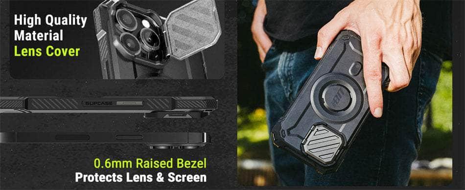 Casebuddy Black / PC + TPU SUPCASE iPhone 15 Pro Max Mag XT Full Body Case