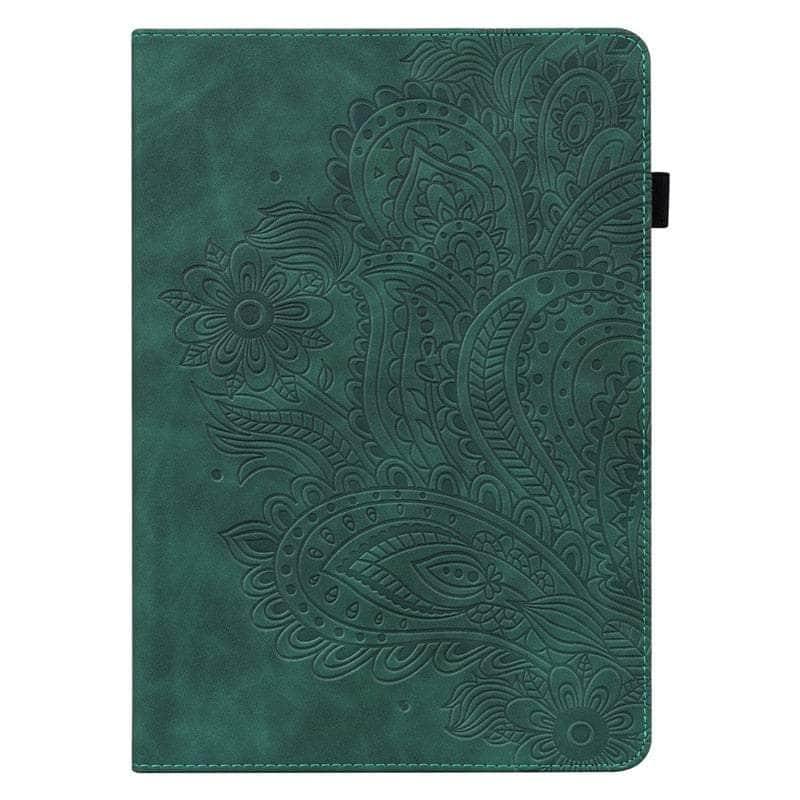 Casebuddy green-flower / Tab S9 (11 inch) Tab S9 2023 Cute Deer Stand Wallet Cover