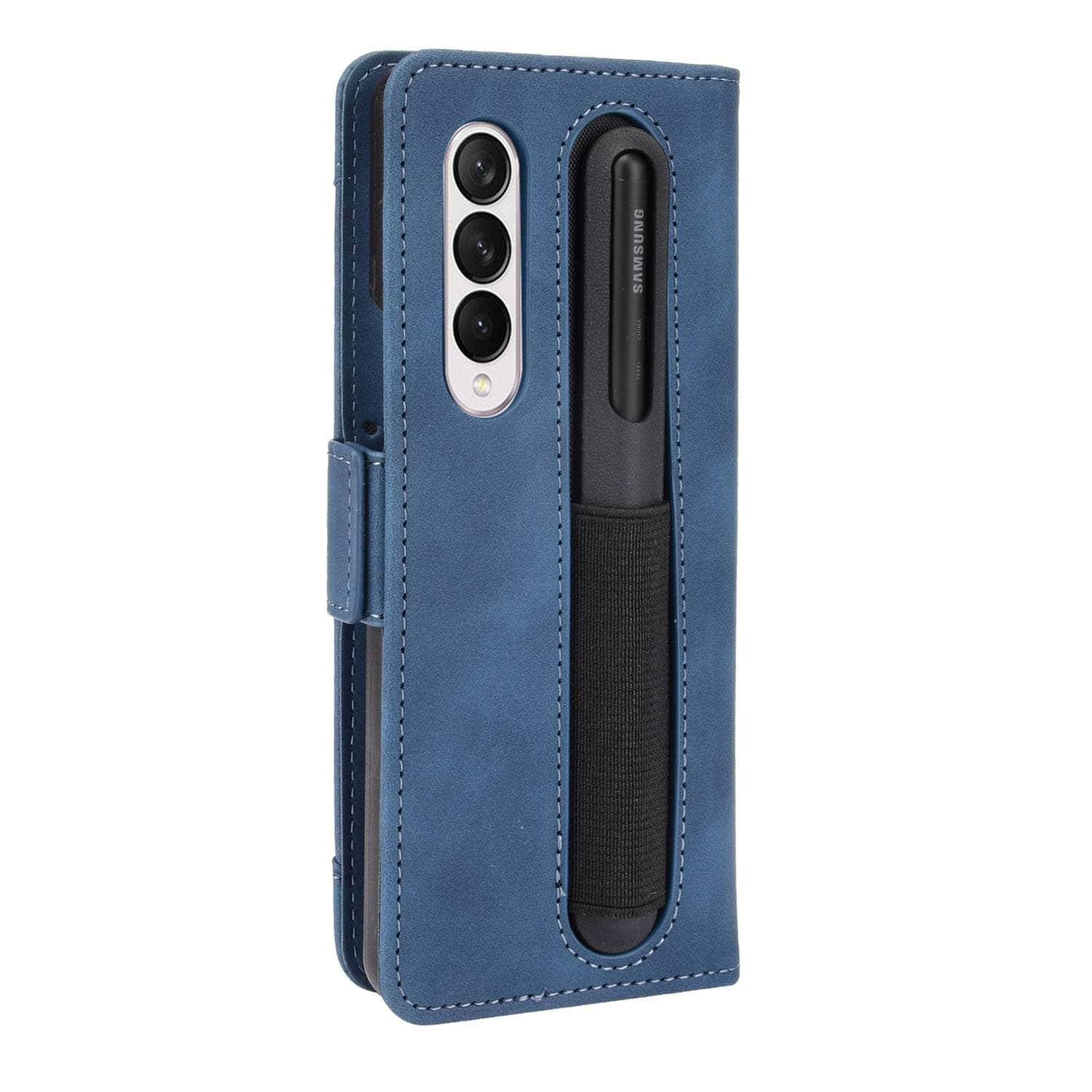Casebuddy Vegan Leather Galaxy Z Fold 5 Pen Slot Case