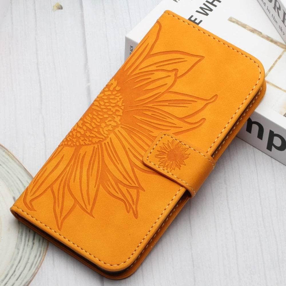 Casebuddy Gold / Samsung S23 FE Vegan Leather Wallet Flip Galaxy S23 FE Case