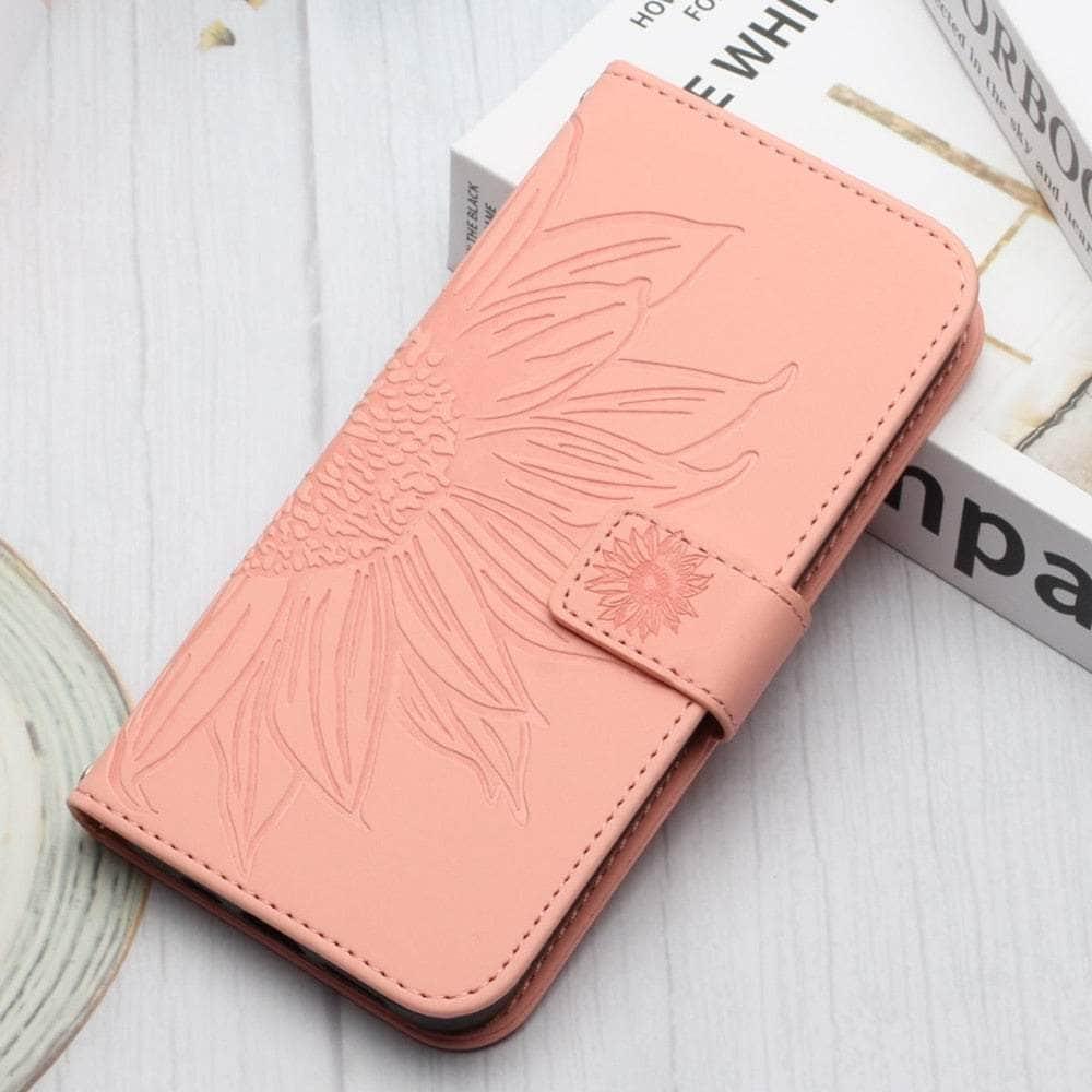 Casebuddy Pink / Samsung S23 FE Vegan Leather Wallet Flip Galaxy S23 FE Case