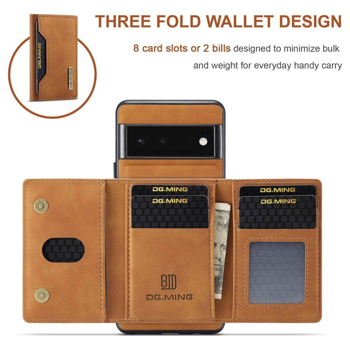 2 in 1 Detachable Pixel 6 Card Pocket Wallet