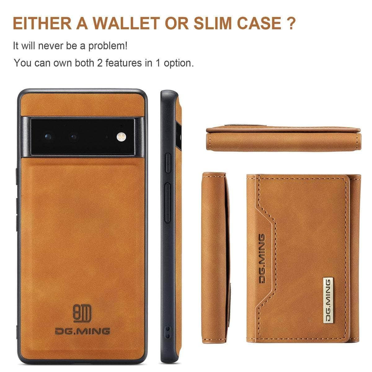 2 in 1 Detachable Pixel 7 Pro Card Pocket Wallet