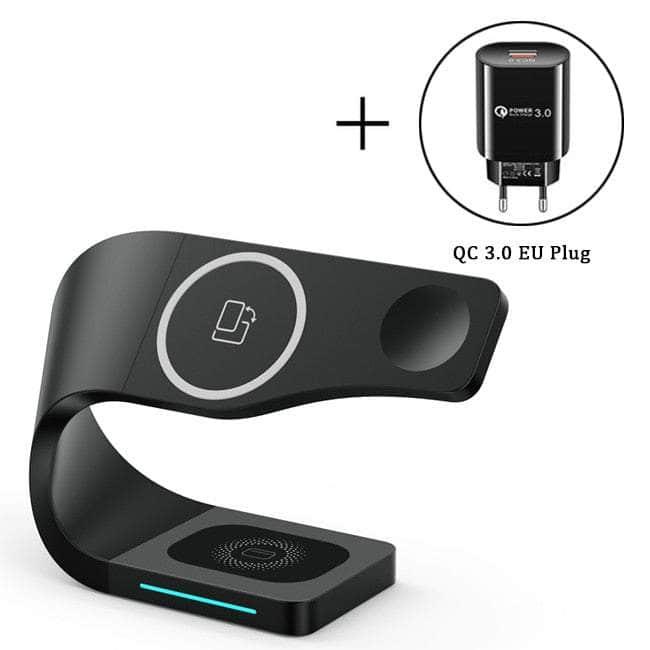 3 in 1 Magnetic Wireless Charger iPhone Stand