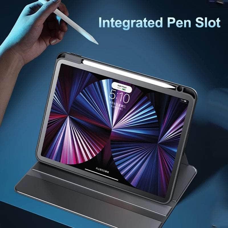 360 Rotating iPad Pro 11 2022 Case with Pencil Holder