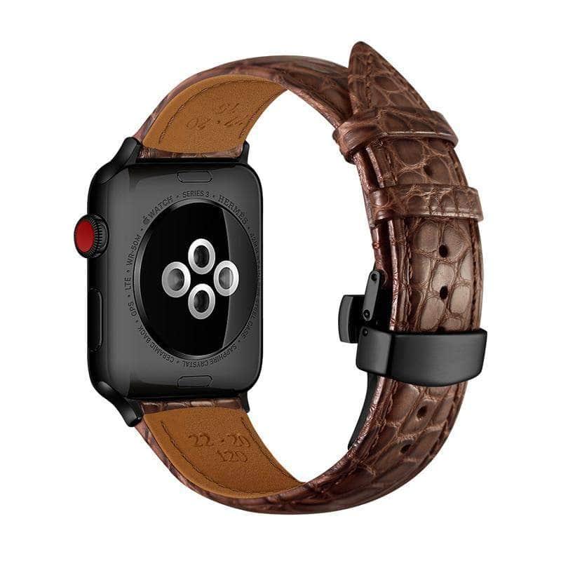 Alligator Look Leather Apple Watch 6 5 4 3 SE 44/42/40/38