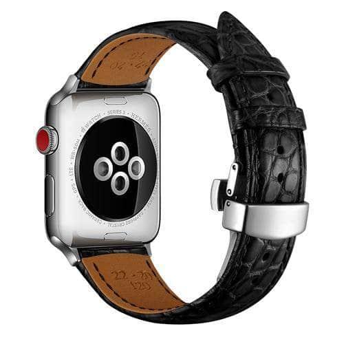 Alligator Look Leather Apple Watch 6 5 4 3 SE 44/42/40/38
