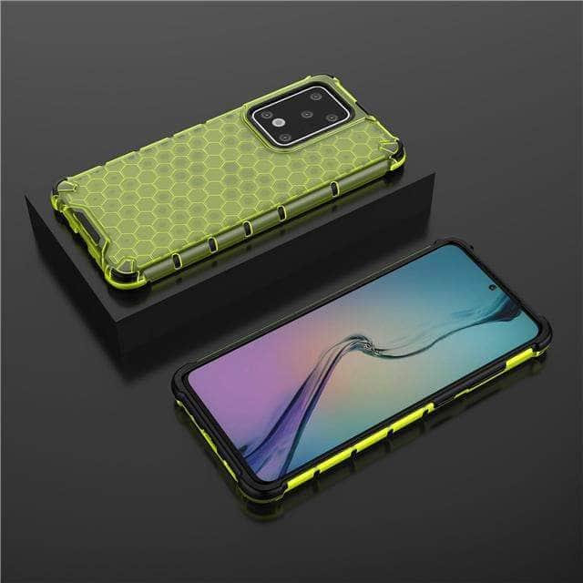 Armor Case Samsung S20+ S20 Ultra 5G Honeycomb Clear Phone Case Shockproof Back Cover