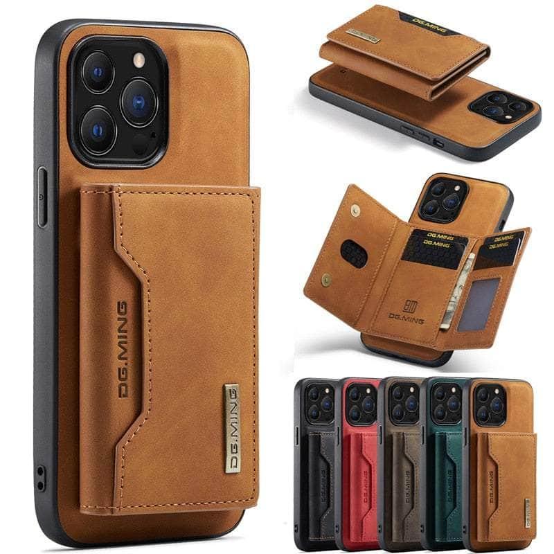 Casebuddy CaseMe iPhone 14 Detachable Magnetic Leather Phone Case