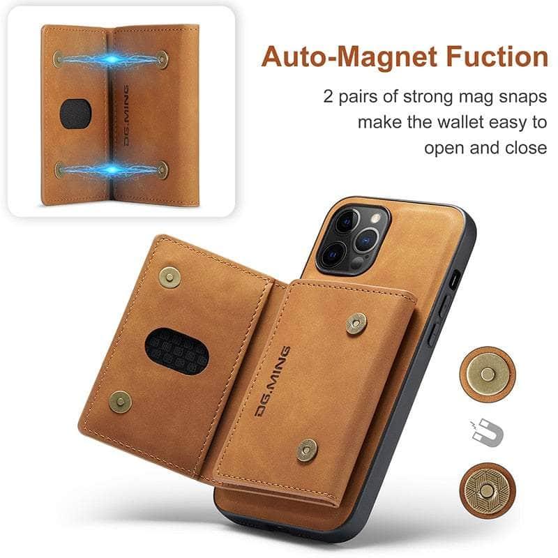Casebuddy CaseMe iPhone 14 Detachable Magnetic Leather Case