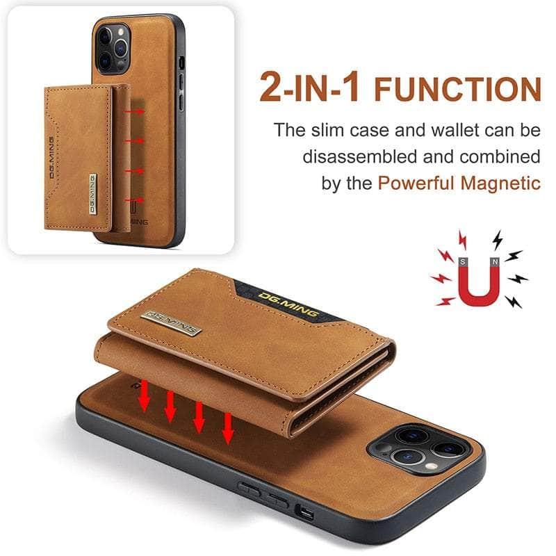 Casebuddy CaseMe iPhone 14 Max Detachable Magnetic Leather Case