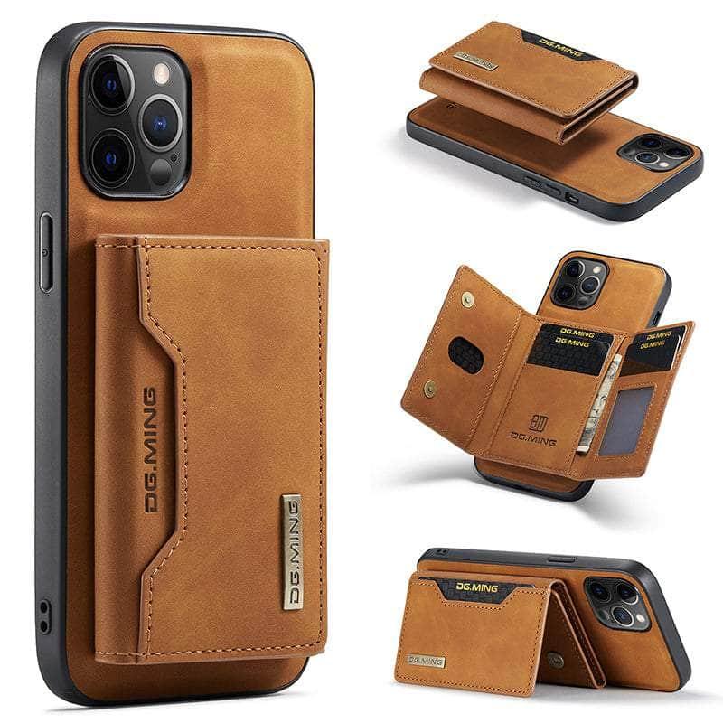 Casebuddy CaseMe iPhone 14 Max Detachable Magnetic Leather Case