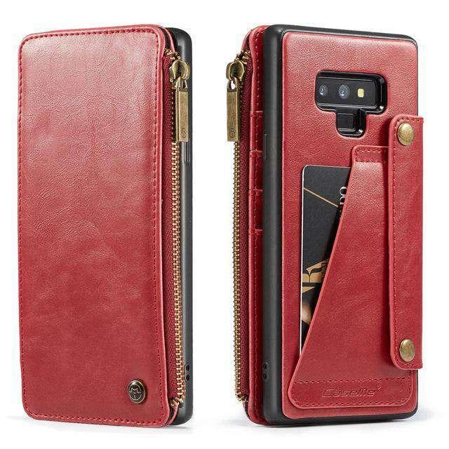Detachable Leather Look Galaxy Note 9 Slots & Credit Card Cover - CaseBuddy
