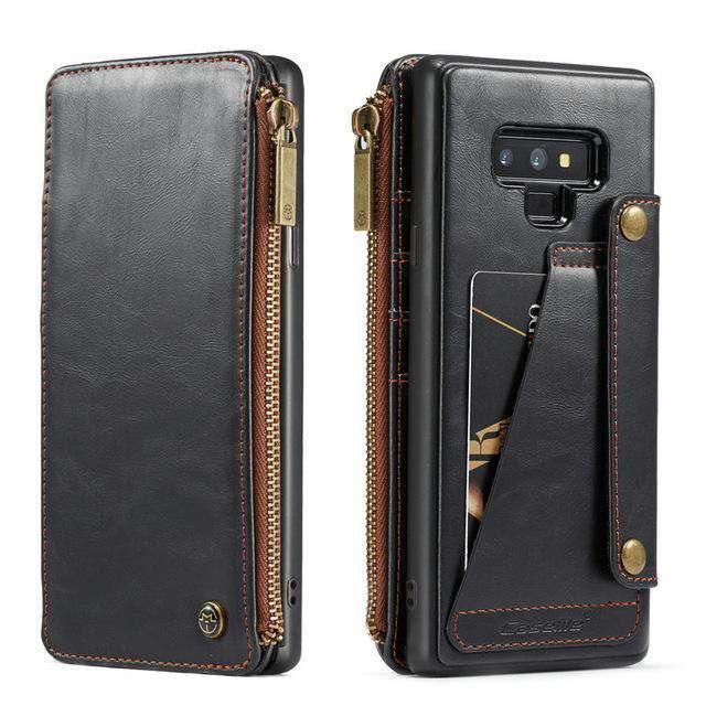 Detachable Leather Look Galaxy Note 9 Slots & Credit Card Cover - CaseBuddy